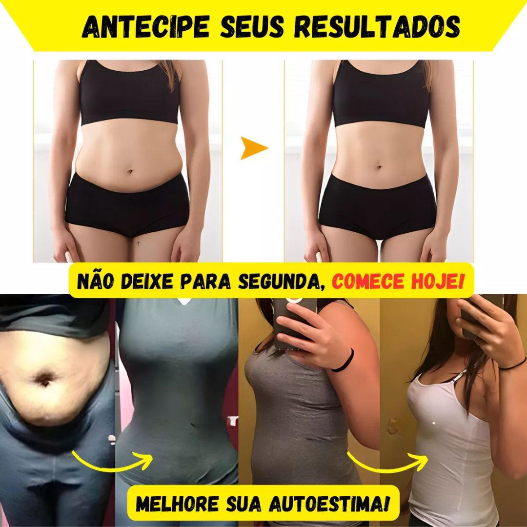 Modeladora Térmica Efeito Sauna Queima Gordura Power Belt - Ela e Ela - Cintas Modeladoras