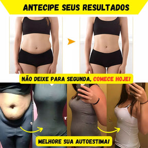 Modeladora Térmica Efeito Sauna Queima Gordura Power Belt - Ela e Ela - Cintas Modeladoras